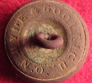 Mississippi Infantry Cuff Button